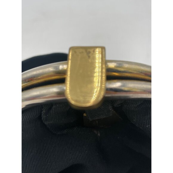 Vintage Black Satin Purse Coin Pouch & Gold-Tone Clasp Theater Props - Picture 6 of 10